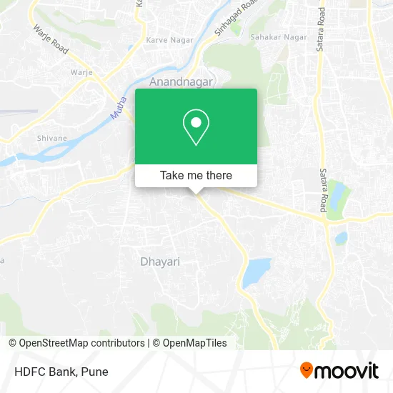 HDFC Bank map
