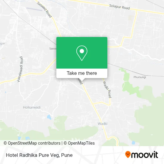 Hotel Radhika Pure Veg map