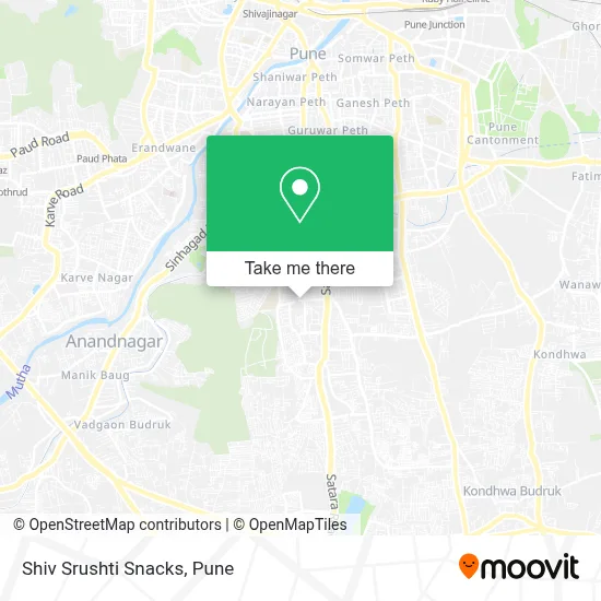 Shiv Srushti Snacks map