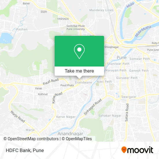 HDFC Bank map
