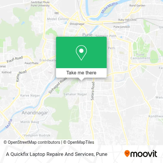 A Quickfix Laptop Repaire And Services map