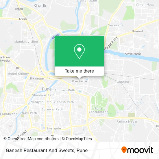 Ganesh Restaurant And Sweets map