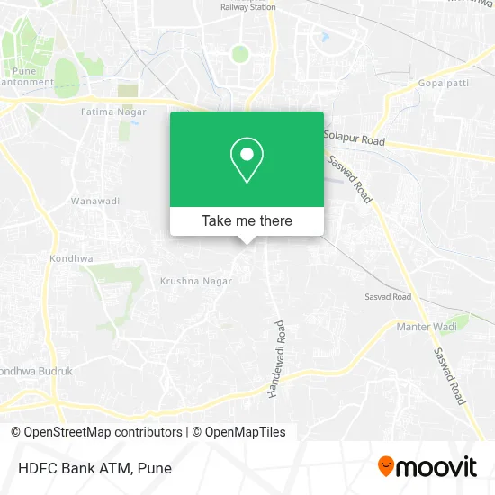 HDFC Bank Atm map