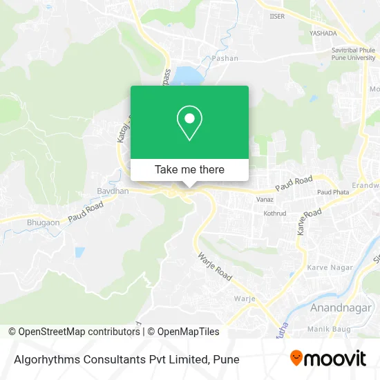 Algorhythms Consultants Pvt Limited map