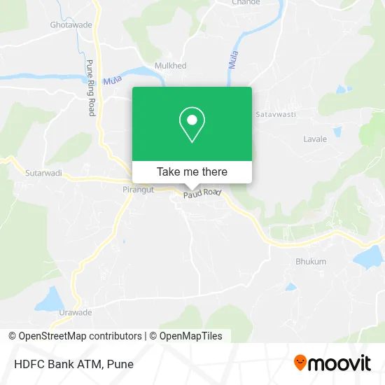 HDFC Bank Atm map