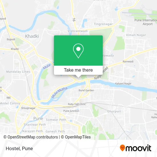 Hostel map