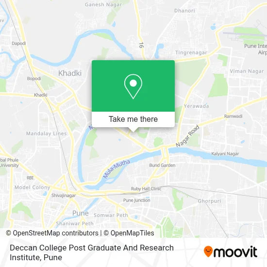 Deccan College Post Graduate And Research Institute map