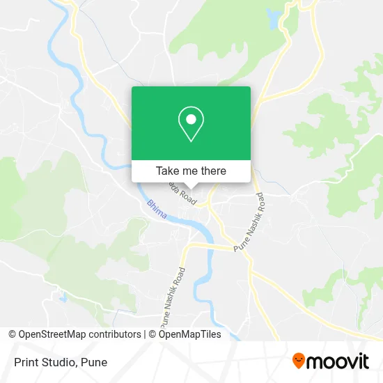 Print Studio map