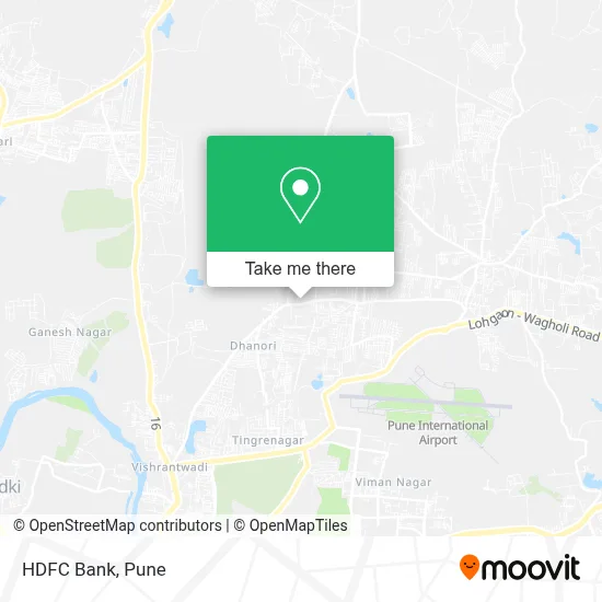 HDFC Bank map