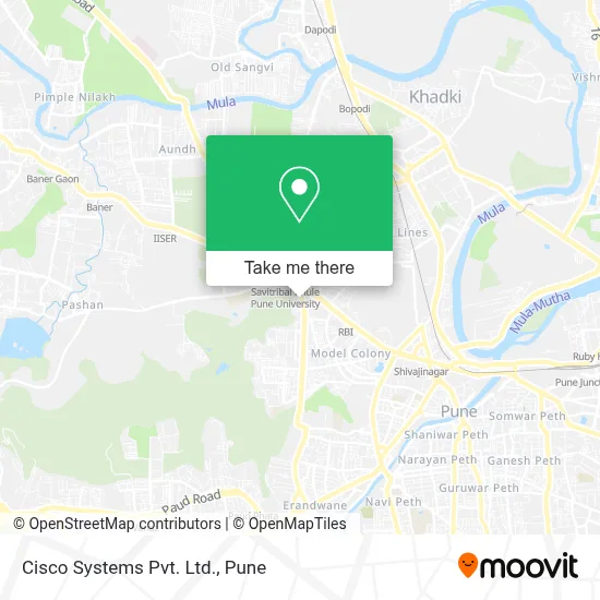 Cisco Systems Pvt. Ltd. map