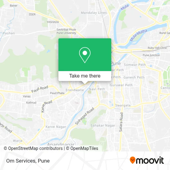 Om Services map