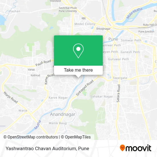Yashwantrao Chavan Auditorium map