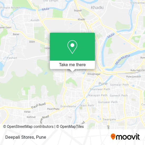 Deepali Stores map