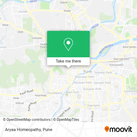 Aryaa Homeopathy map