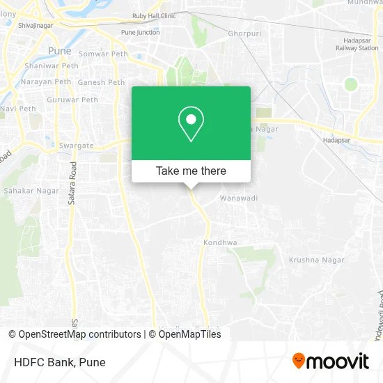 HDFC Bank map