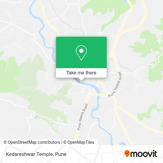 Kedareshwar Temple map