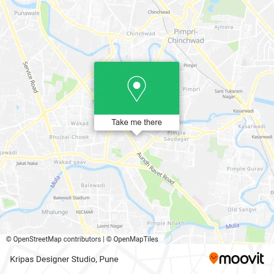 Kripas Designer Studio map