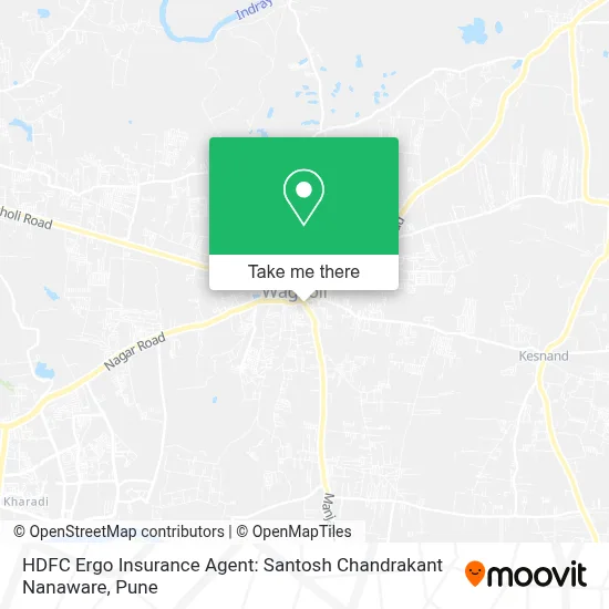 HDFC Ergo Insurance Agent: Santosh Chandrakant Nanaware map