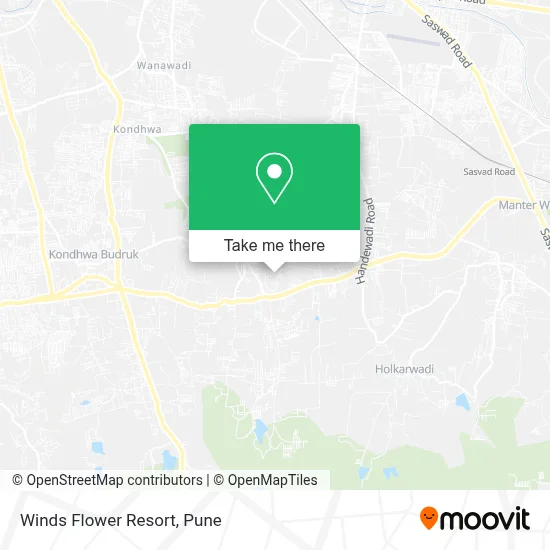 Winds Flower Resort map