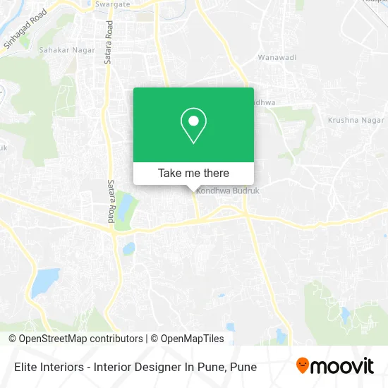 Elite Interiors - Interior Designer In Pune map