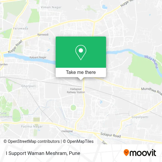 I Support Waman Meshram map