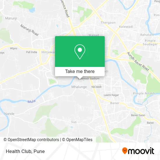 Health Club map
