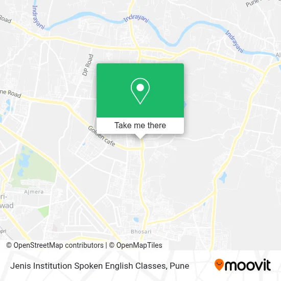 Jenis Institution Spoken English Classes map