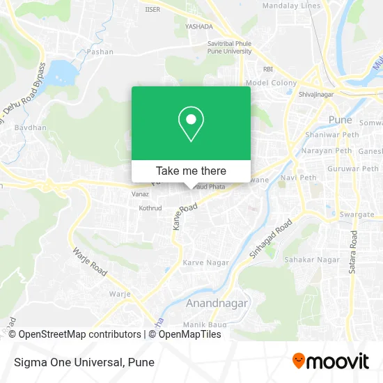 Sigma One Universal map