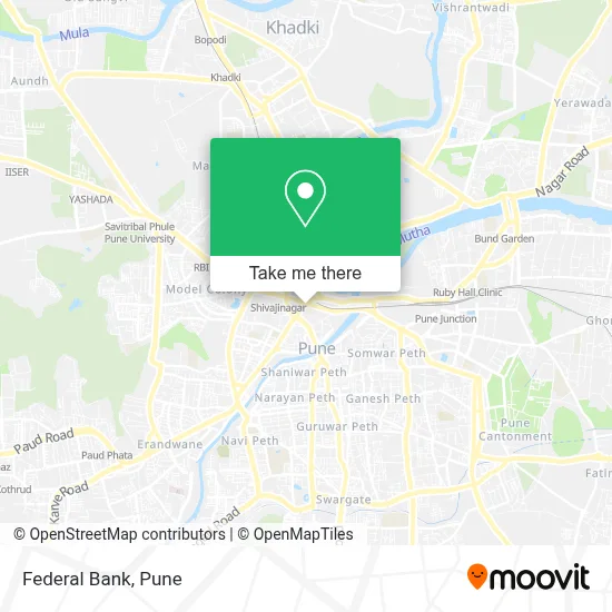 Federal Bank map