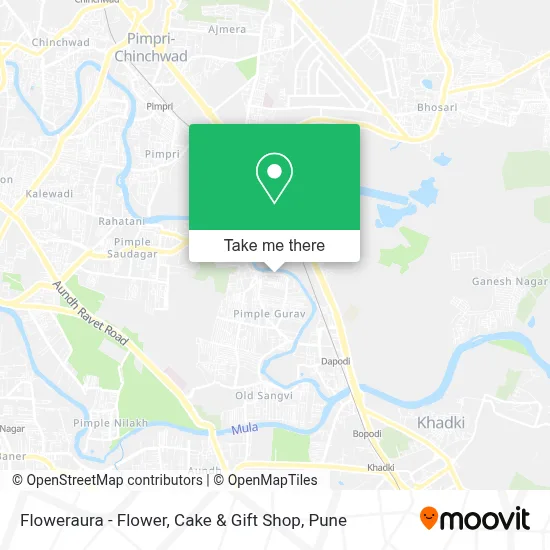 Floweraura - Flower, Cake & Gift Shop map