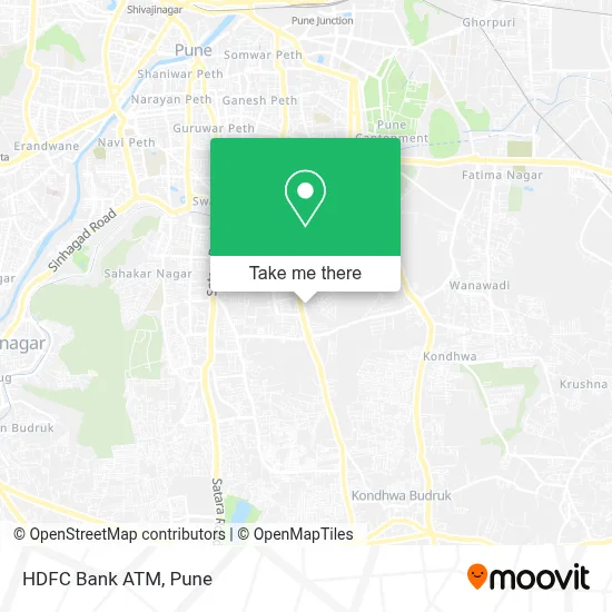 HDFC Bank Atm map