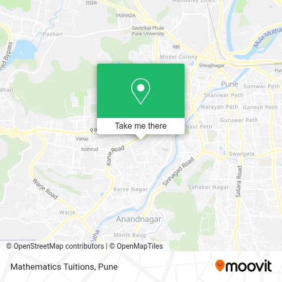 Mathematics Tuitions map