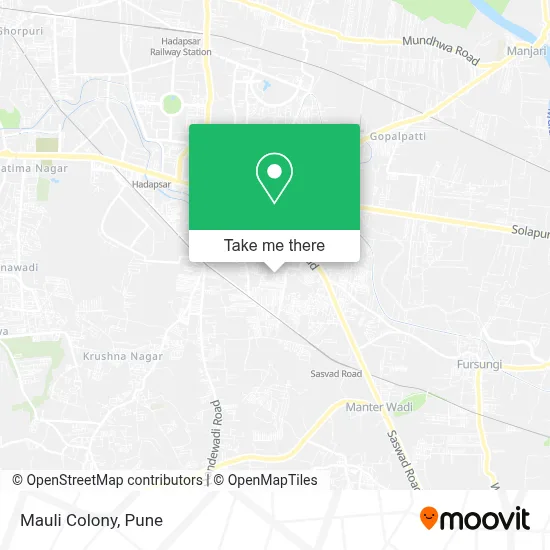 Mauli Colony map