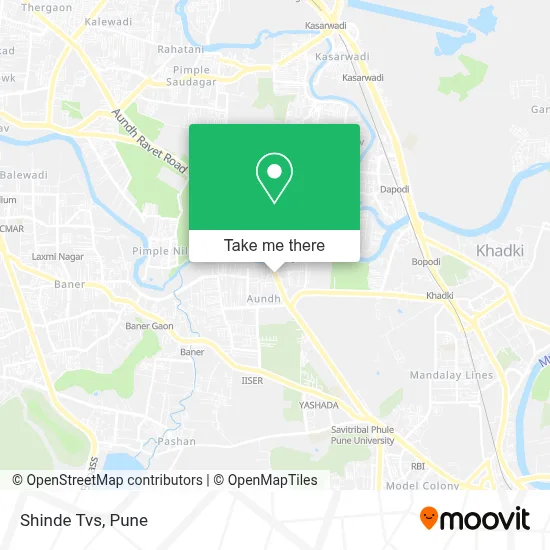 Shinde Tvs map
