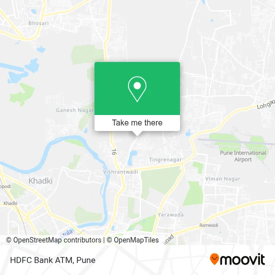 HDFC Bank Atm map