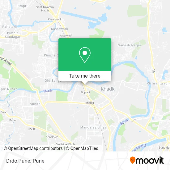 Drdo,Pune map
