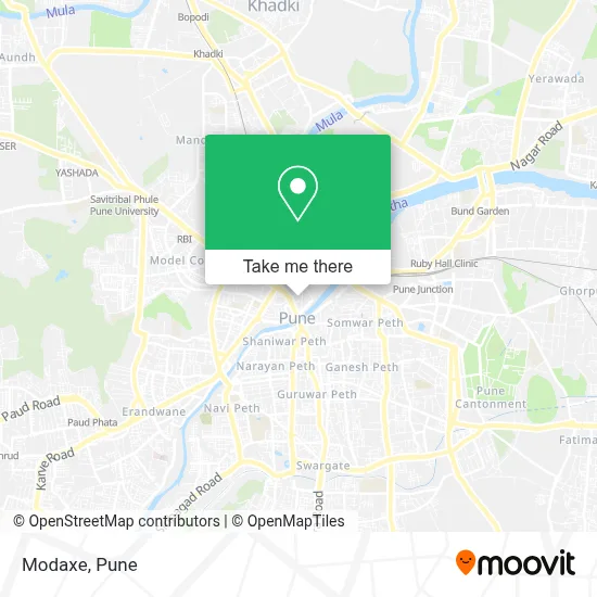 Modaxe map
