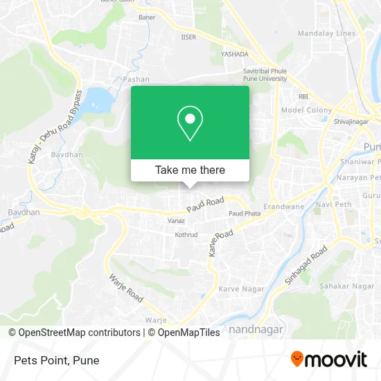 Pets Point map
