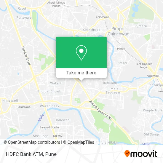 HDFC Bank Atm map