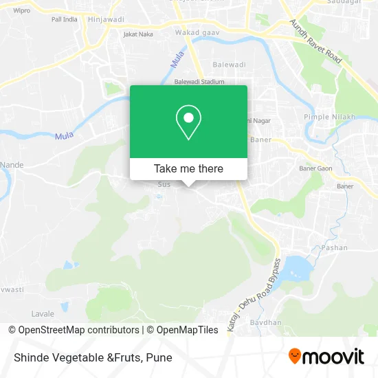 Shinde Vegetable &Fruts map