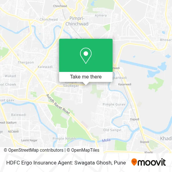 HDFC Ergo Insurance Agent: Swagata Ghosh map