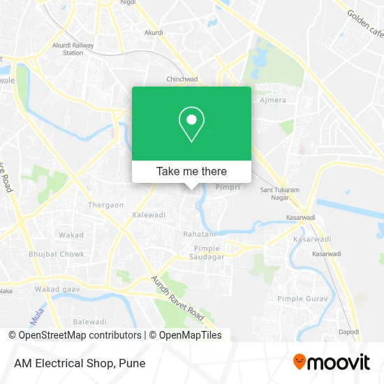 AM Electrical Shop map