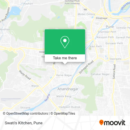 Swati's Kitchen map
