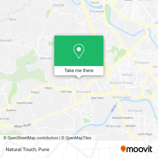 Natural Touch map