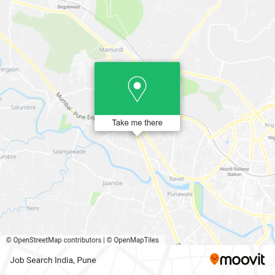 Job Search India map