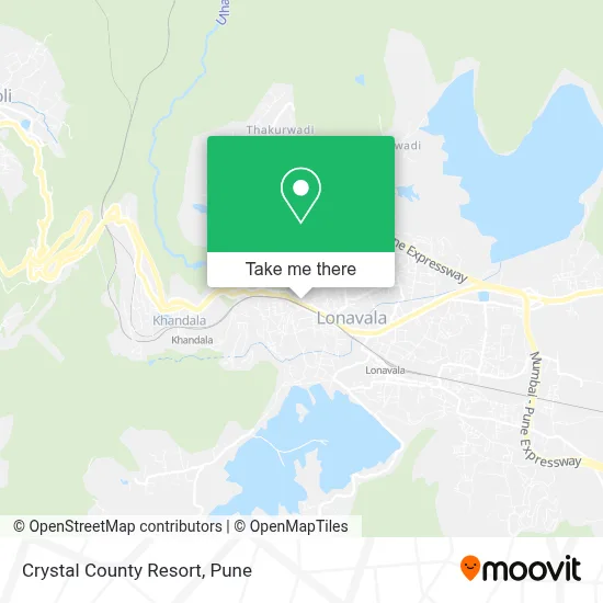 Crystal County Resort map