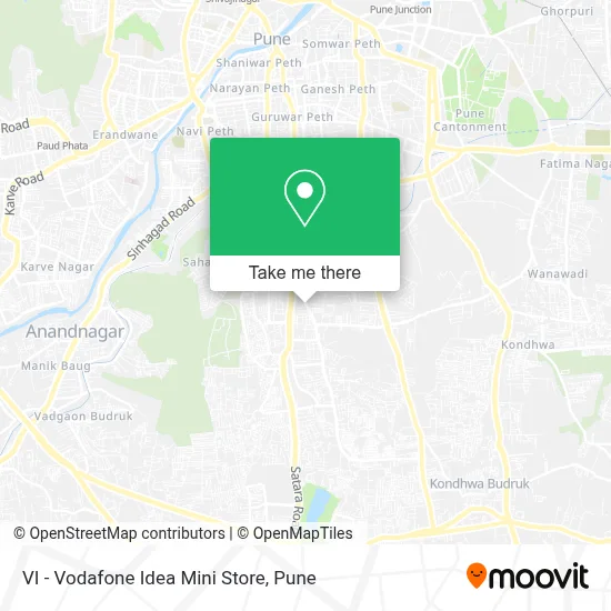 VI - Vodafone Idea Mini Store map