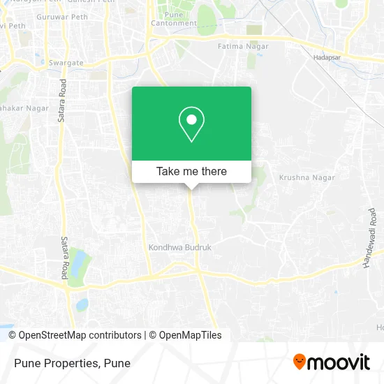 Pune Properties map