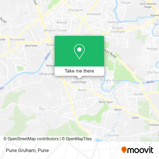 Pune Gruham map