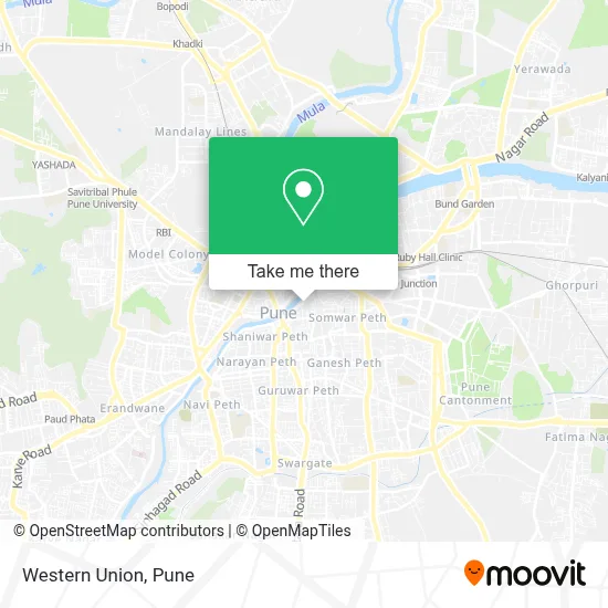 Western Union map